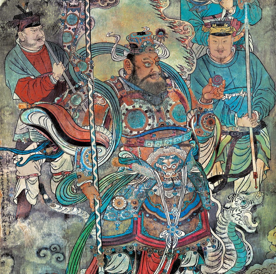 Yongle Palace mural Chao Yuan Tu – an important masterpiece in the history of Chinese painting