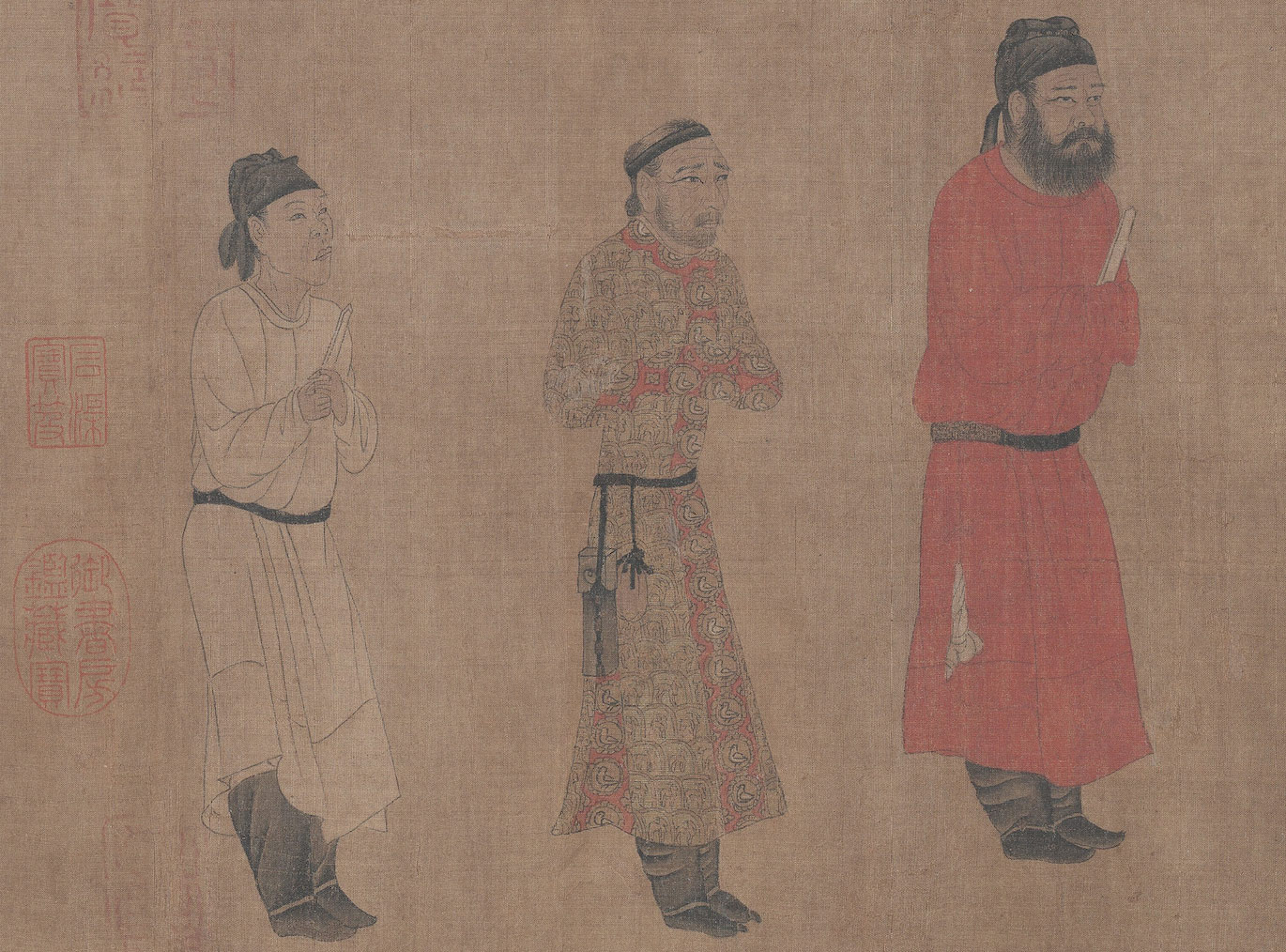 Bu Nian Tu. Important historical paintings from the early Tang Dynasty