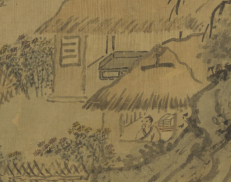 Scroll Painting of Chongyang Wind and Rain