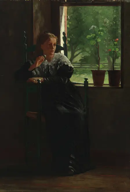 At the Window (1872) by Winslow Homer