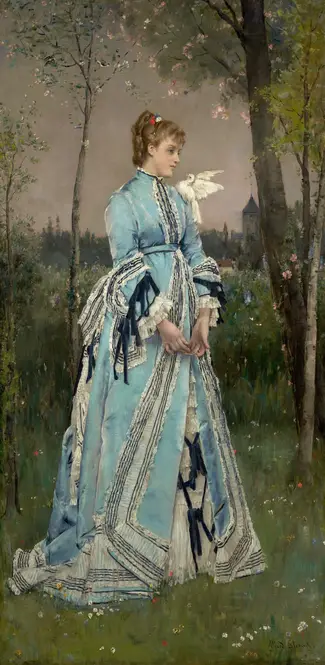 Spring (1877) by Alfred Stevens