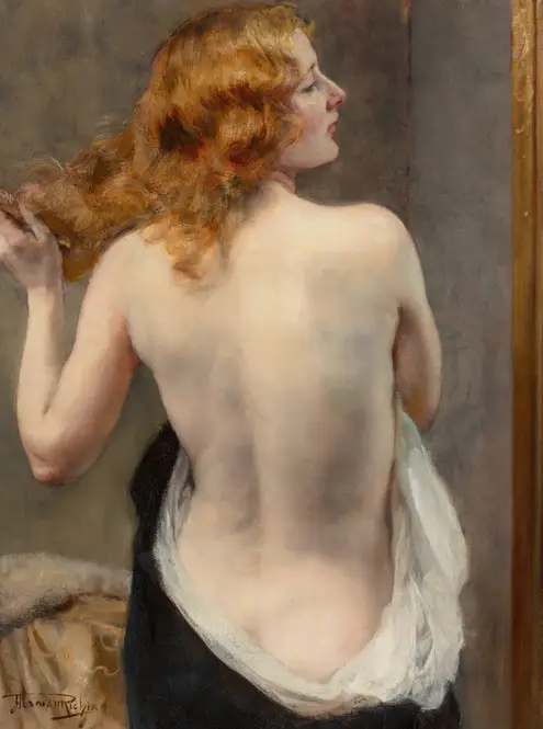 Nude, seen from behind by Herman-Jean-Joseph Richir