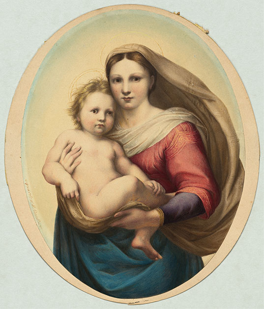 Copy after Raphael’s Sistine Madonna (19th century) by Rudolph Geudtner