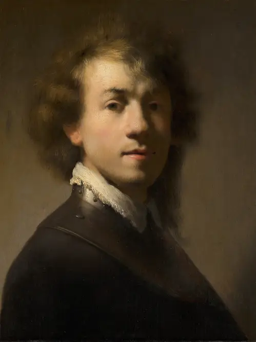 Portrait of Rembrandt with a Gorget (after c. 1629) by Rembrandt van Rijn