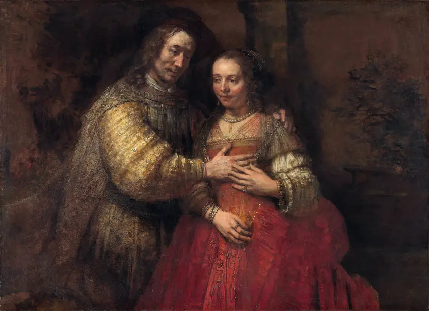The Jewish Bride (c. 1665 – c. 1669) by Rembrandt van Rijn