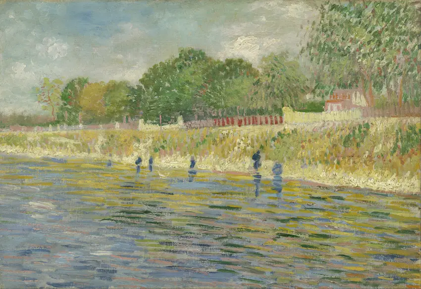 Bank of the Seine (1887) by Vincent van Gogh