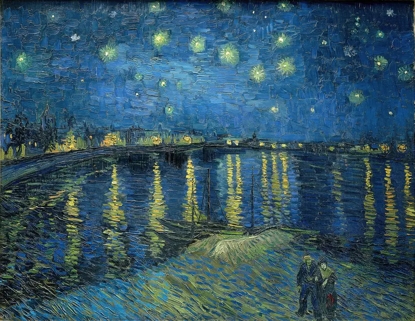 Starry Night Over the Rhone (1888) by Vincent van Gogh