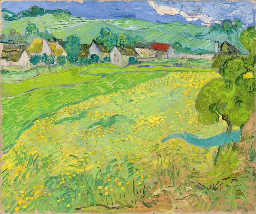 View of Vessenots Near Auvers (1890) by Vincent van Gogh