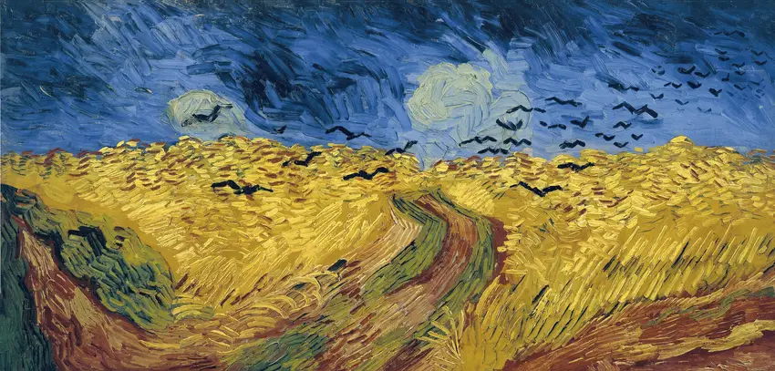 Wheatfield with Crows (1890) by Vincent van Gogh