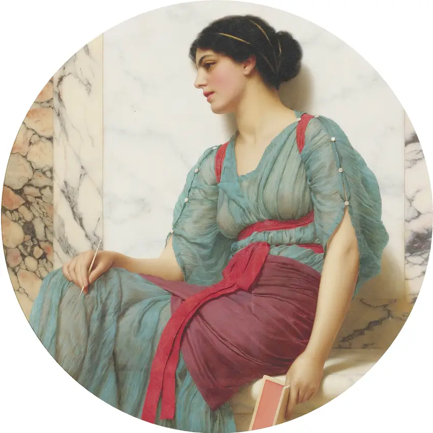 The Love Letter (1907) by John William Godward