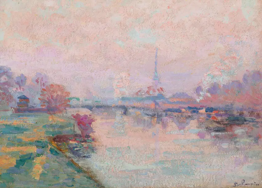 La Tour Eiffel à Paris (circa 1900) by Armand Guillaumin