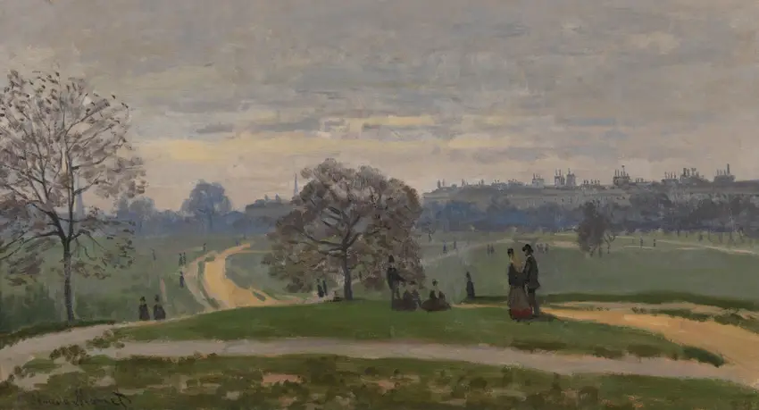 Hyde Park, London (circa 1871) by Claude Monet