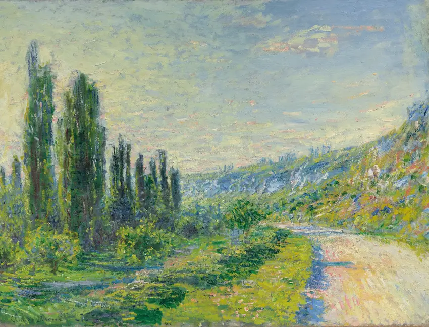 La Route De Vétheuil by Claude Monet