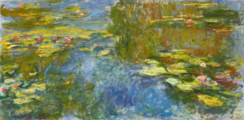 Le bassin aux nymphéas (circa 1917-1919) by Claude Monet