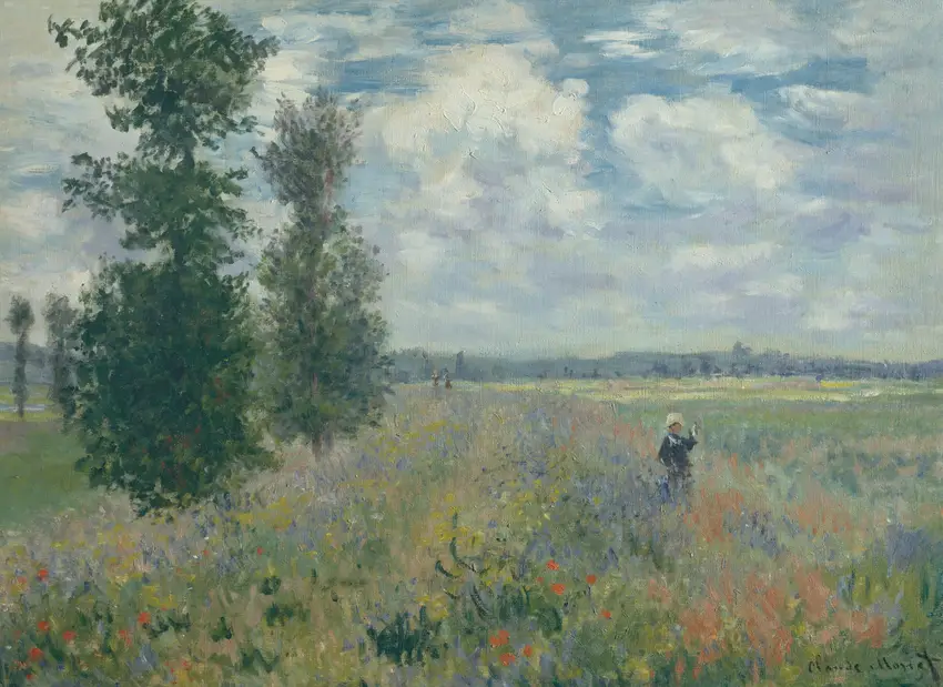 Poppy Fields near Argenteuil (1875) by Claude Monet