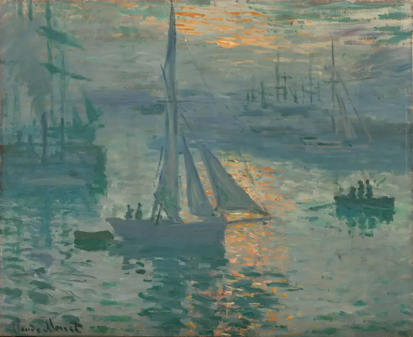 Sunrise (Marine) (1873) by Claude Monet