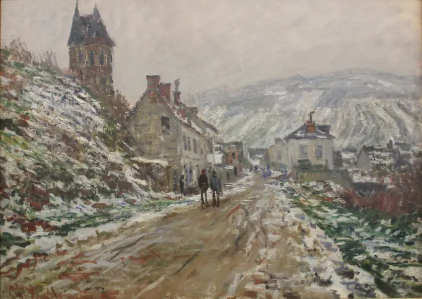 Village Street, Vétheuil (1879) by Claude Monet