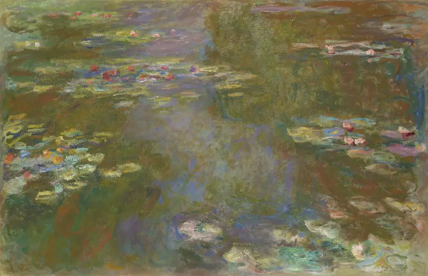 Water Lily Pond (1917-19) by Claude Monet
