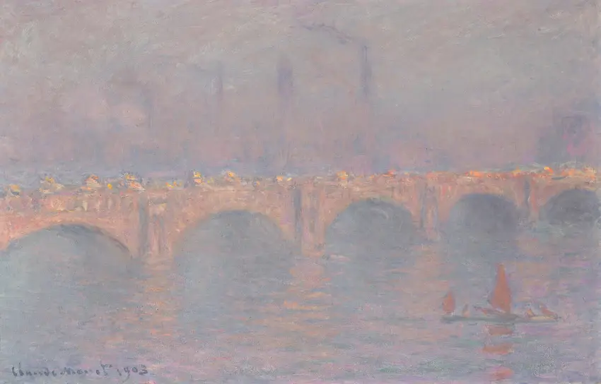 Waterloo Bridge, soleil voilé (1899-1903) by Claude Monet