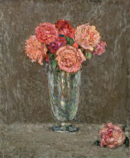 Roses (circa 1930) by Henri Le Sidaner