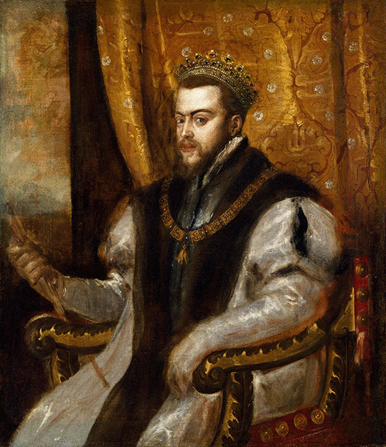 King Philip II of Spain (1545-1556) by Titian