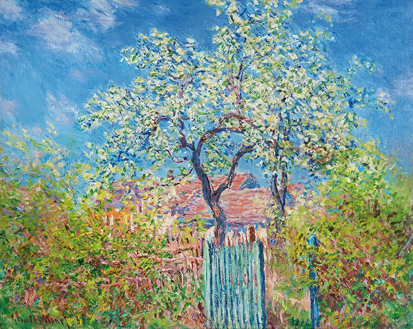 Poirier En Fleurs (1885) by Claude Monet