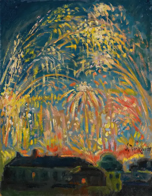 Fireworks In Nice by Nikolai Alexandrovich Tarkhov