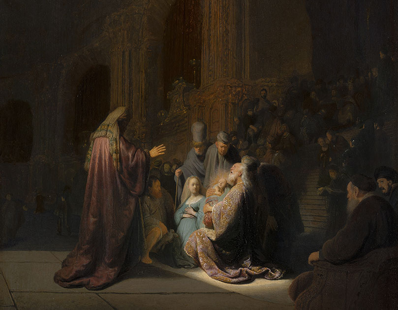 Simeon’s Song of Praise (1631) by Rembrandt van Rijn