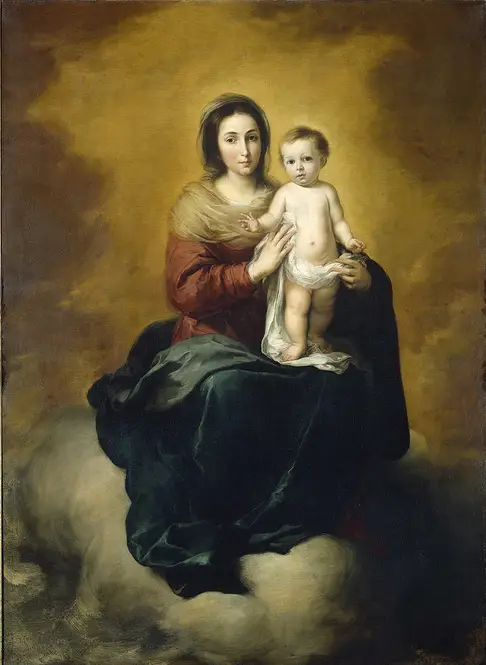 Madonna and Child (c. 1655 – 1660) by Bartolomé Estebán Murillo