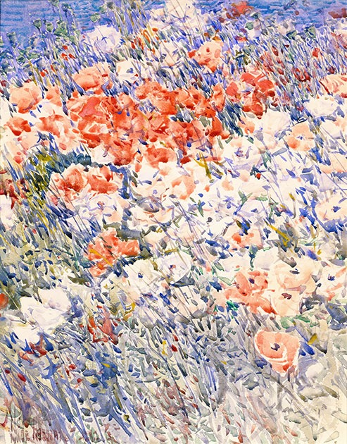 The Island Garden (1892) by Childe Hassam