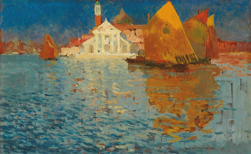 Vessels before San Giorgio Maggiore, Venice