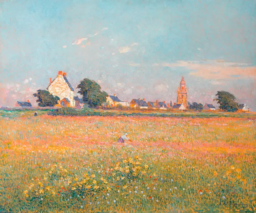 Jardin fleuri (Le Croisic) by Ferdinand du Puigaudeau